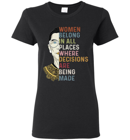 women belong women shirt ruth rbg TS