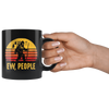 Funny Retro Bigfoot Ew People Mug