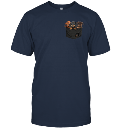 Funny dachshund in your pocket unisex shirt gift for doxie dogs lovers owners