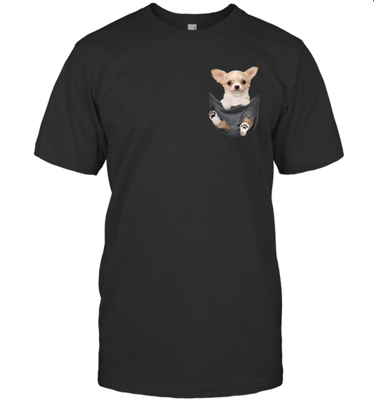 Chihuahua in your pocket unisex shirt gift for dogs lovers owners