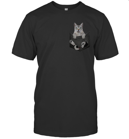Singapura Cat in your pocket unisex shirt gift for cats lovers owners