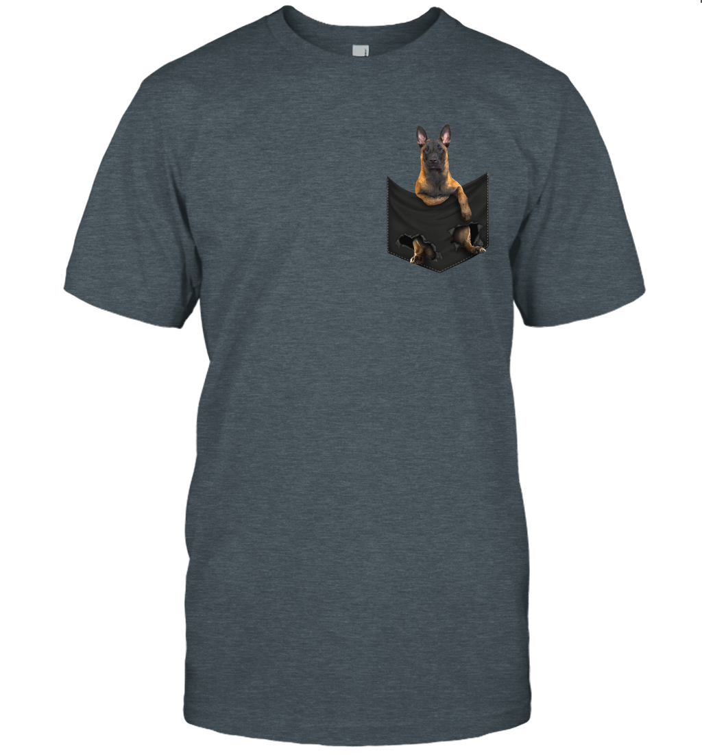 Belgian Shepherd in your pocket unisex shirt gift for dogs lovers owners