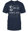 Funny Math 23rd Birthday Shirt for 23 Years Old Nerdy Geeky Nerds Geeks Science Lovers
