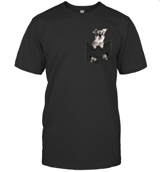 Schnauzer in your pocket unisex shirt gift for dogs lovers owners