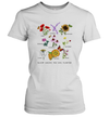 Bloom Where You Are Planted Botanican Flower Women's Shirt 1