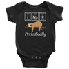 Sloth Nap Periodically Body Suit Onesie