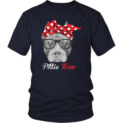 Pittie Mom Shirt for Pitbull Dog Lovers-Mothers Day Gift