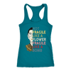 Not Fragile Like A Flower But A Bomb Ruth Ginsburg RBG Racerback Tank