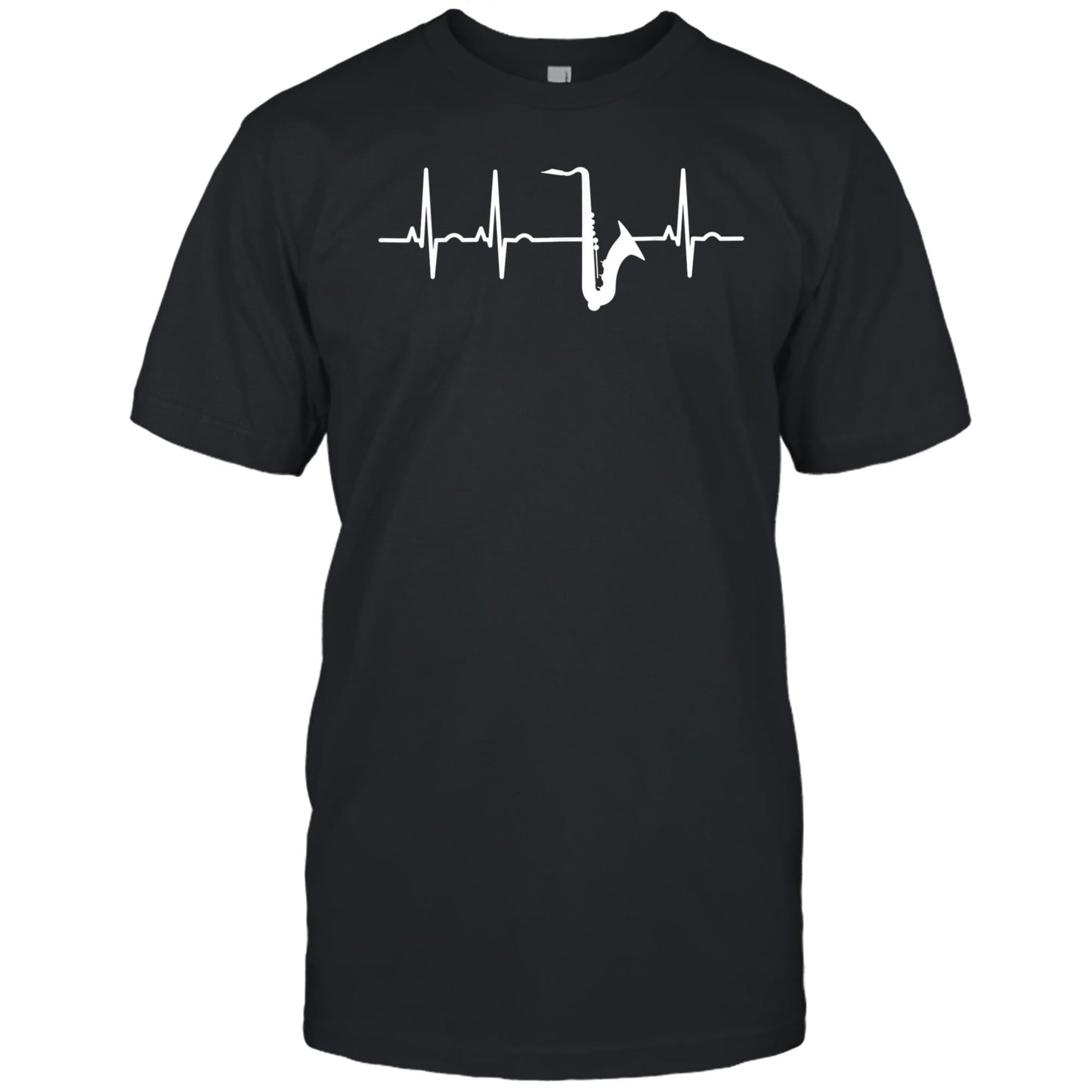 Saxophone Heartbeat I Sax Musician Gift