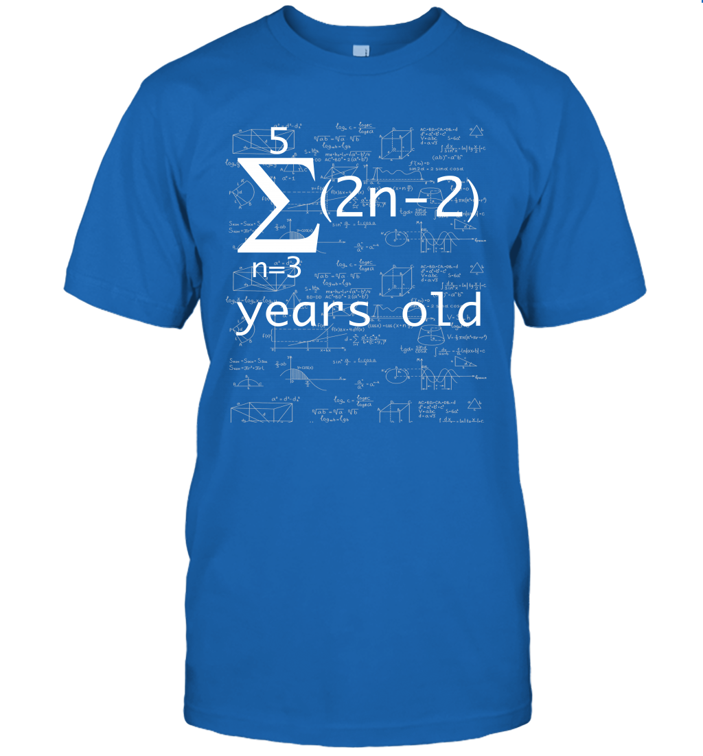 Funny Math 18th Birthday Shirt for 18 Years Old Nerdy Geeky Nerds Geeks Science Lovers
