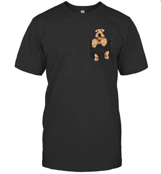 Airedale terrier in your pocket unisex shirt gift for dogs lovers owners