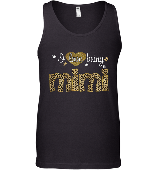 I Love Being Mimi Tank Top Shirt Mimi Grandmas Gift