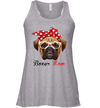 Funny Boxer Mom Racerback Tank Shirt for Women Men Boxer Dogs Lovers