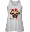 Funny Boxer Mom Racerback Tank Shirt for Women Men Boxer Dogs Lovers