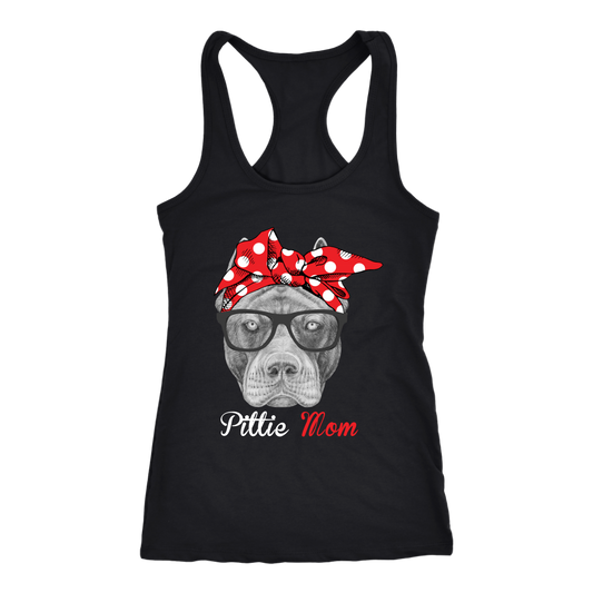 Pittie Mom Shirt for Pitbull Dog Lovers-Mothers Day Gift