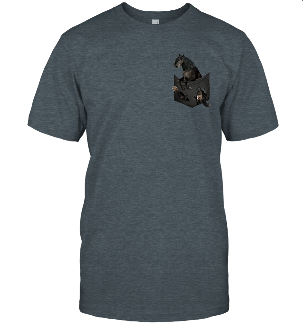 Friesian Horse in your pocket unisex shirt gift for horse lovers owners