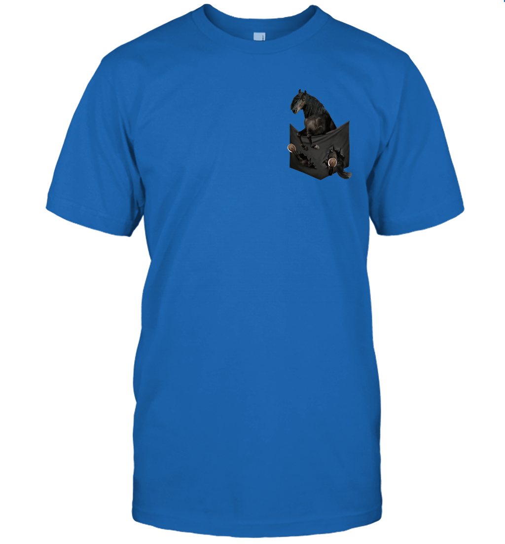 Friesian Horse in your pocket unisex shirt gift for horse lovers owners