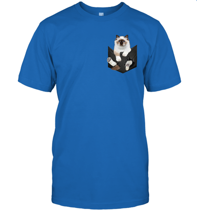 Birman Cat in your pocket unisex shirt gift for cats lovers owners