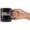 Steminist Black Mug
