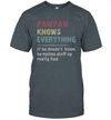 Mens Pawpaw Know Everything Funny Father's Day Gift T-Shirt