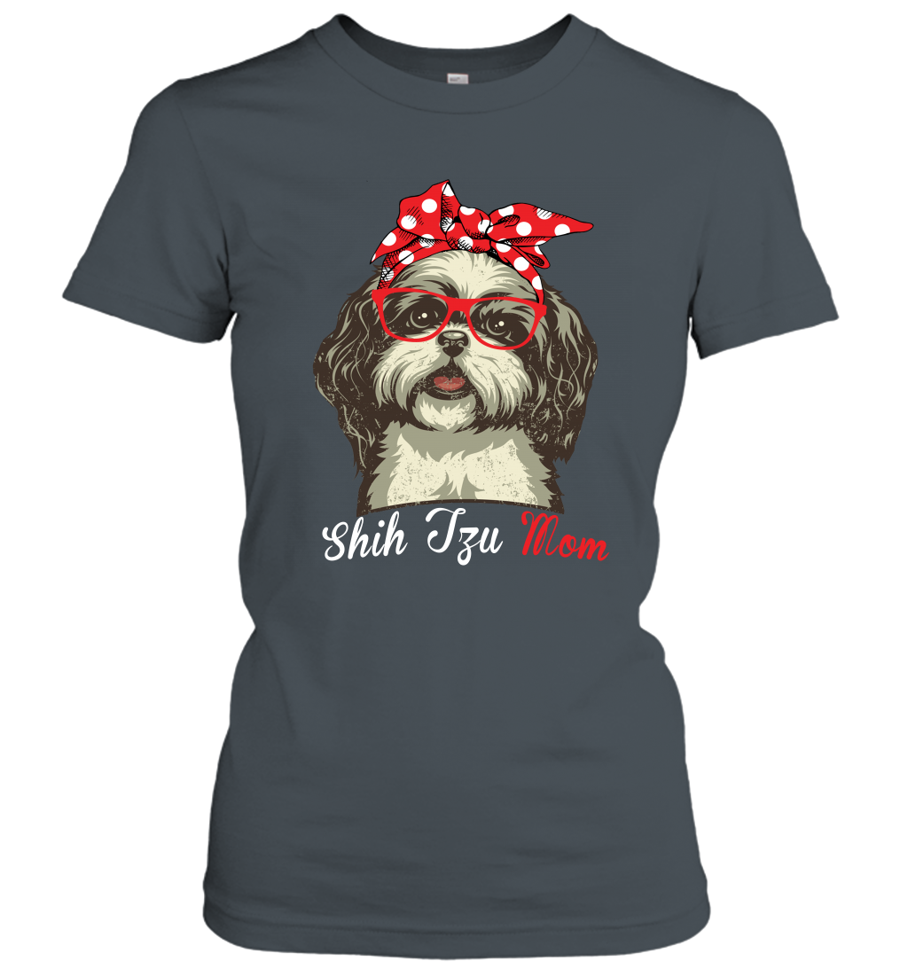 Funny Shih Tzu Mom Women's Shirt Mother's day gift Dog Lover Owners