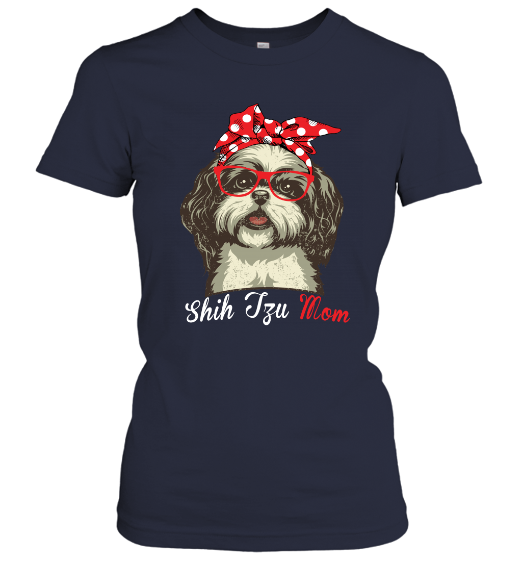 Funny Shih Tzu Mom Women's Shirt Mother's day gift Dog Lover Owners