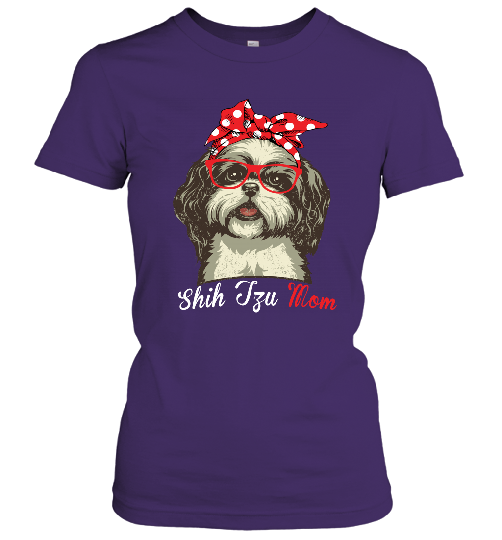 Funny Shih Tzu Mom Women's Shirt Mother's day gift Dog Lover Owners