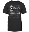 Funny Math 16th Birthday Shirt for 16 Years Old Nerdy Geeky Boys Girls Science Lovers