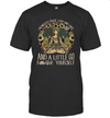 Yoga Tattoo Women T-Shirt I'm Mostly Peace Love And Light And A Little Go Yoga Shirt