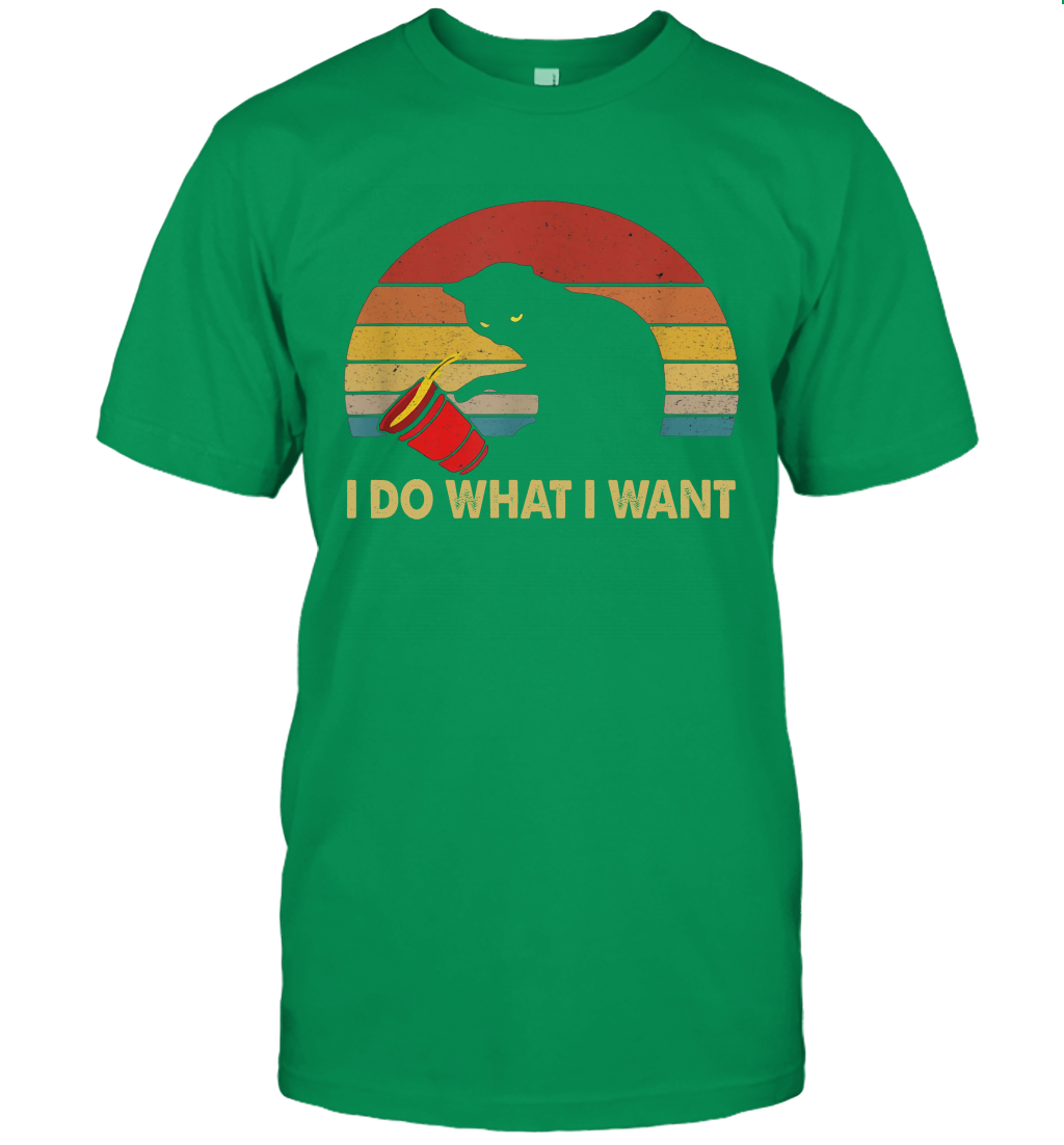 Vintage i do what i want cat shirt gift for women men cats lovers owners T-Shirt