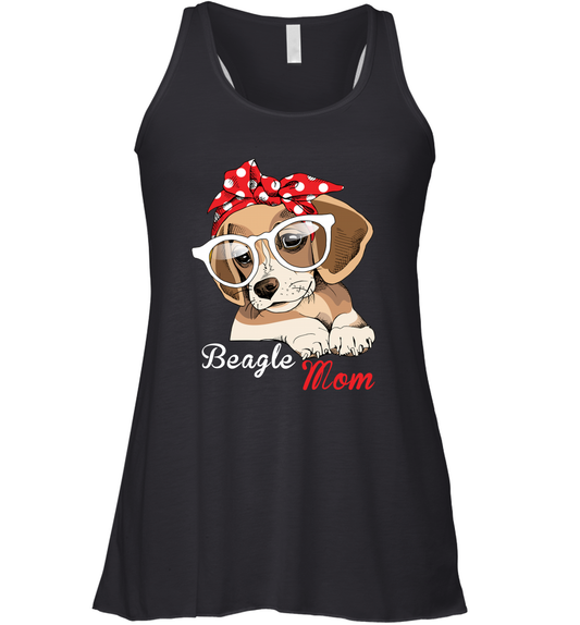 Beagle Mom Racerback Tank Shirt for Beagle Dogs Lovers-Mothers Day Gift