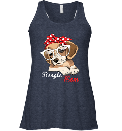 Beagle Mom Racerback Tank Shirt for Beagle Dogs Lovers-Mothers Day Gift
