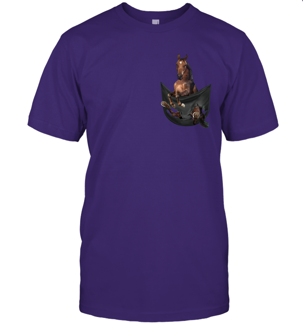 Horse Thoroughbred in your pocket unisex shirt gift for horse lovers owners