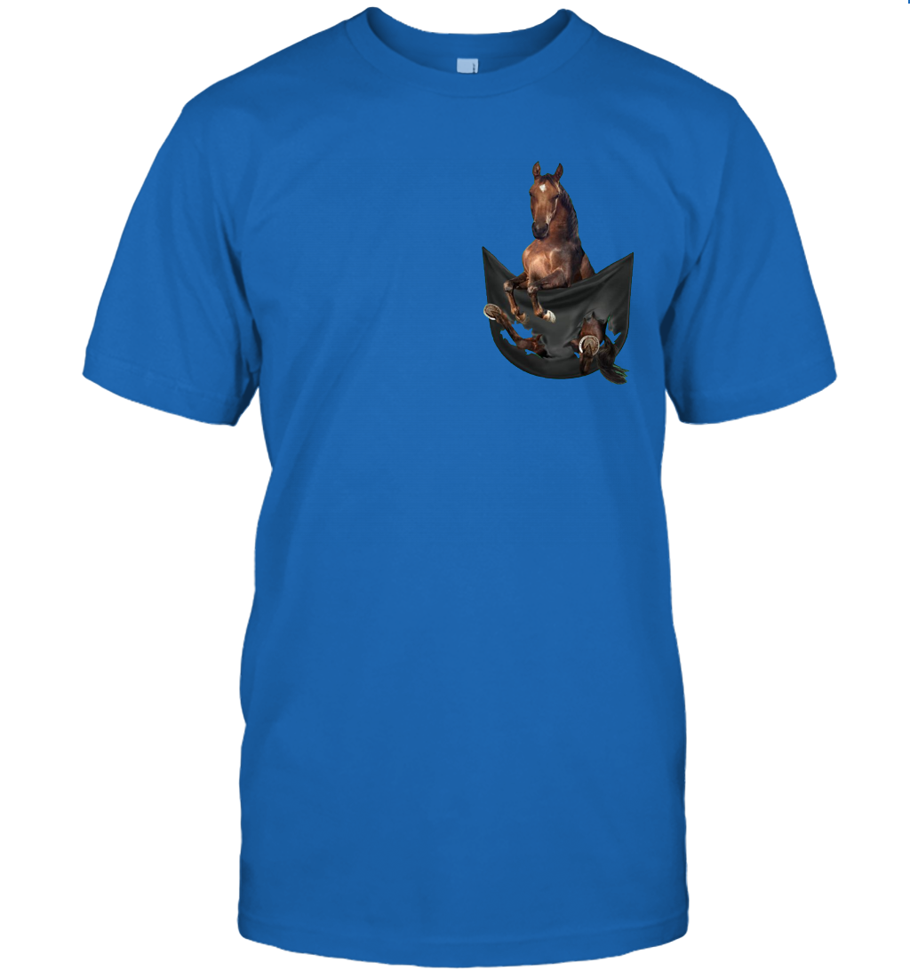 Horse Thoroughbred in your pocket unisex shirt gift for horse lovers owners