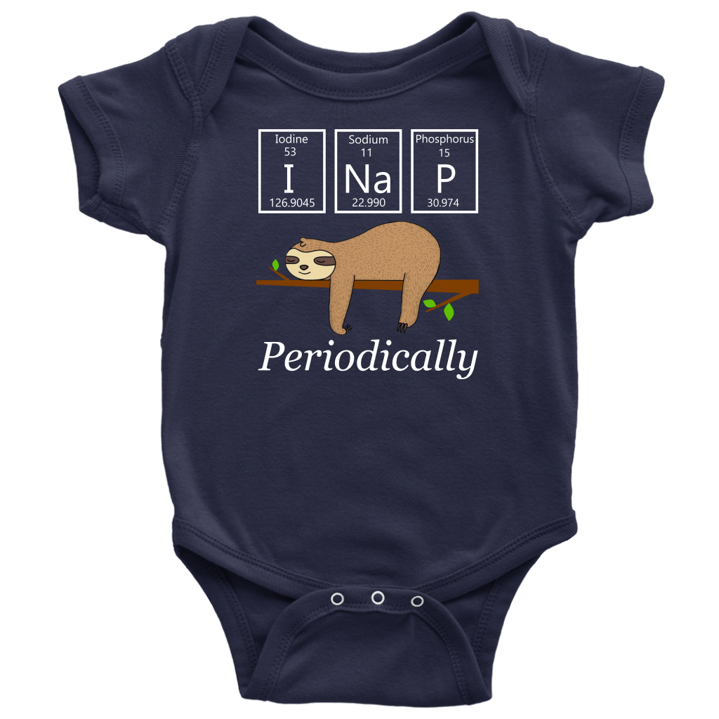 Sloth Nap Periodically Body Suit Onesie