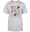 Bloom Where You Are Planted Botanican Flower Gift T-Shirt
