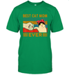 Vintage best cat mom ever t shirt gift for women men cats lovers T-Shirt