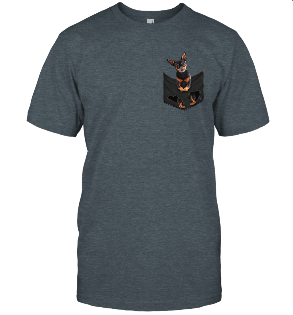 Miniature pinscher in your pocket unisex shirt gift for dogs lovers owners