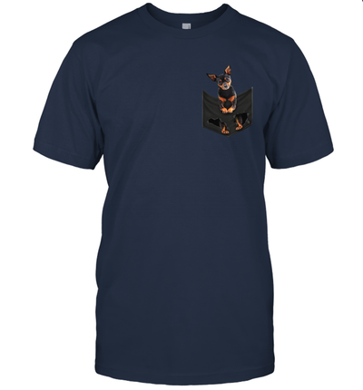 Miniature pinscher in your pocket unisex shirt gift for dogs lovers owners