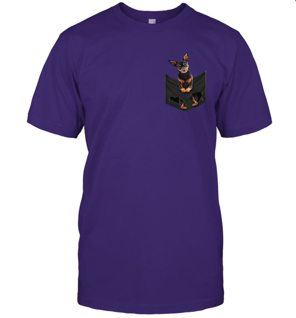Miniature pinscher in your pocket unisex shirt gift for dogs lovers owners