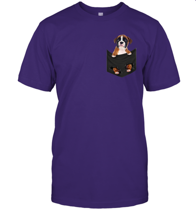 Boxer in your pocket unisex shirt gift for Boxer dogs lovers owners
