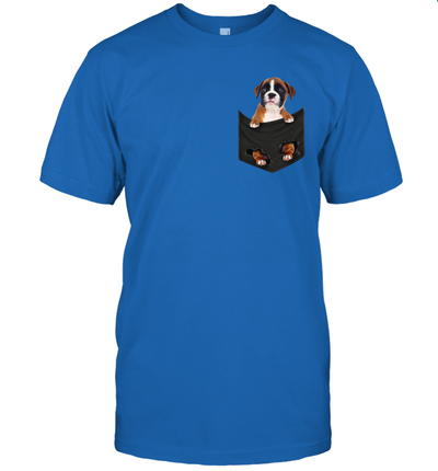 Boxer in your pocket unisex shirt gift for Boxer dogs lovers owners