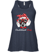 Dachshund Mom Racerback Tank Shirt for Doxie Wiener Lovers-Mothers Day Gift