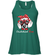 Dachshund Mom Racerback Tank Shirt for Doxie Wiener Lovers-Mothers Day Gift