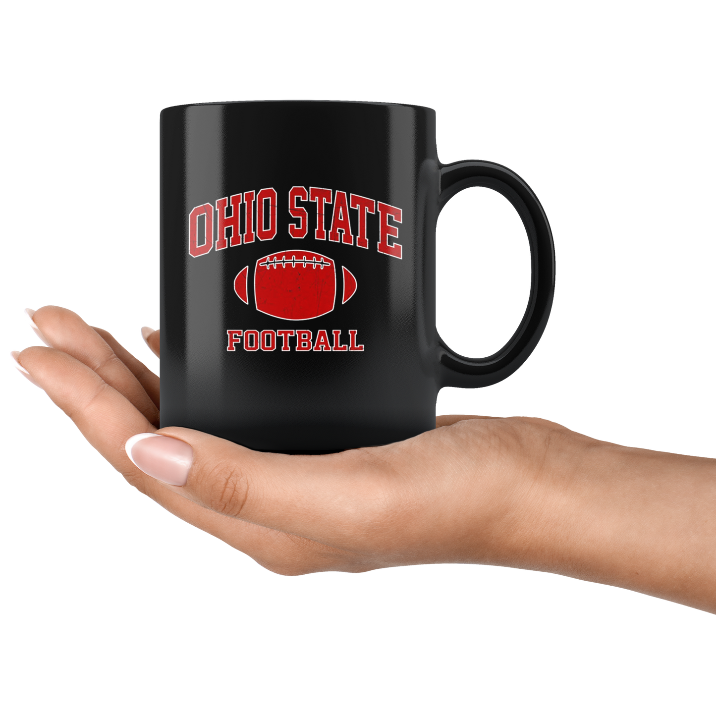 ohio state football black mug ca7