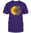 I'm A Happy Go Lucky Ray of Sunshine Sunflower Unisex T Shirt Hippie Gift T-Shirt