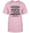 Yes I'm A Spoiled Husband of A Freaking Awesome Wife She was Born in January Shirt