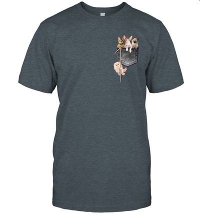 Funny cats in your pocket unisex shirt gift for cats lovers owners