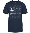 Funny Math 15th Birthday Shirt for 15 Years Old Nerdy Geeky Boys Girls Science Lovers