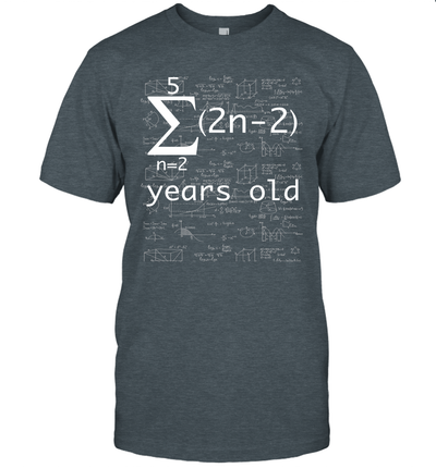 Funny Math 20th Birthday Shirt for 20 Years Old Nerdy Geeky Nerds Geeks Science Lovers